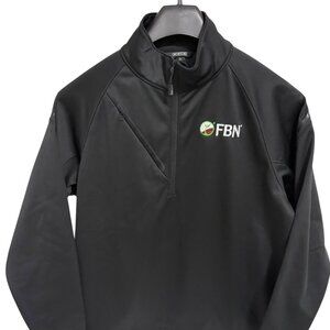 Ogio Golf Men's Size Large Black 1/4 Zip Long Sleeve Sweatshirt Logo